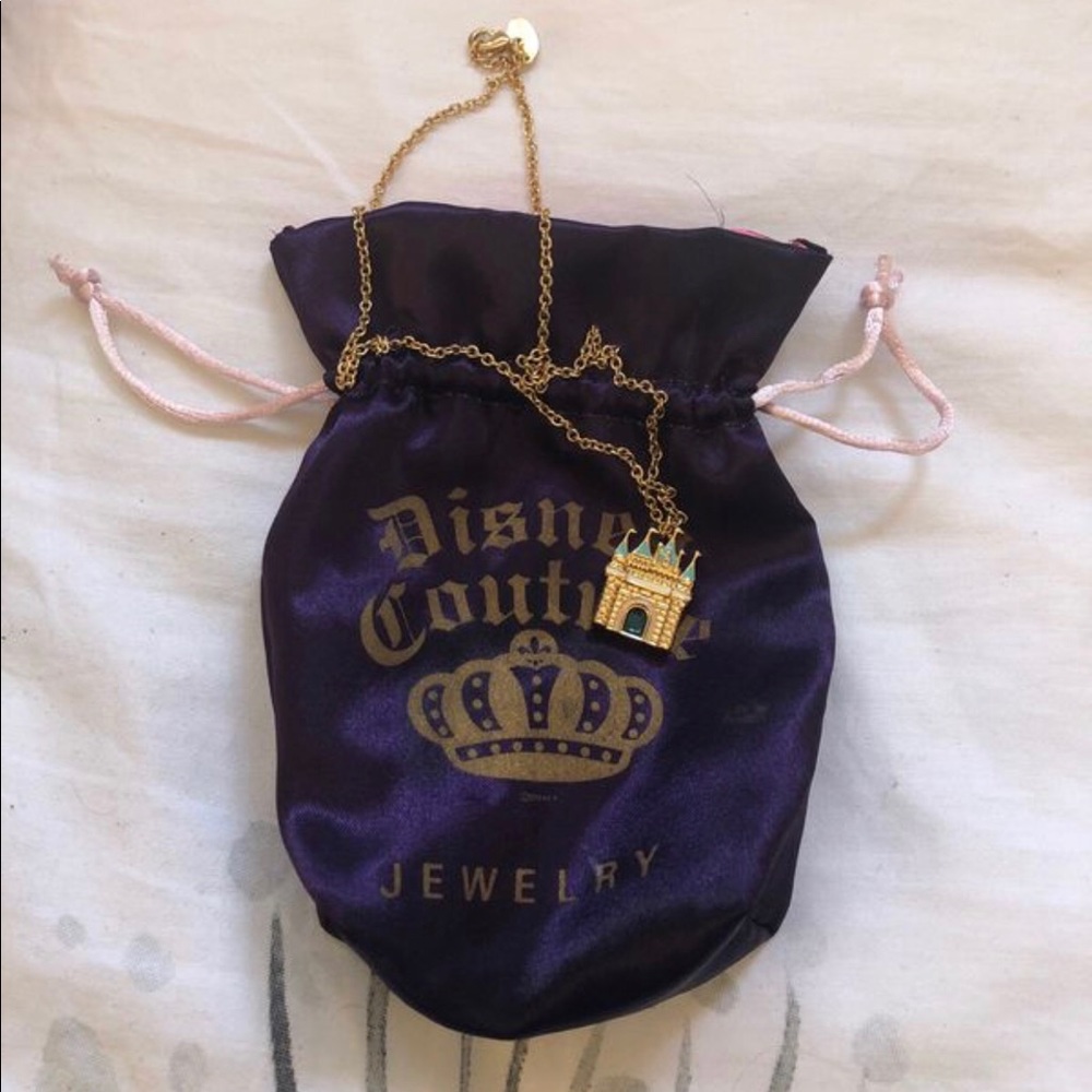 Disney Couture Cinderella Castle Necklace
